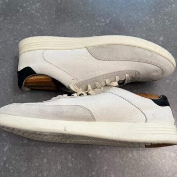 Cole Haan Grand.OS White Leather & Suede Sneakers – Men’s Size 11.5M - Picture 10 of 11